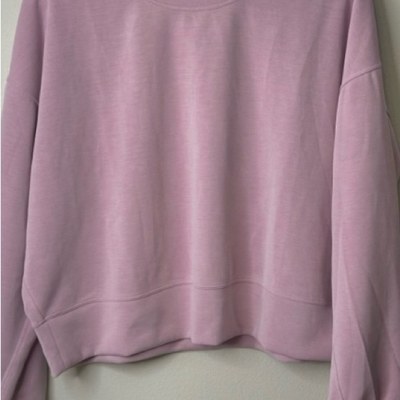 Lululemon Softstreme, Perfectly Oversized Cropped Crew Sweatshirt - Picture 2 of 7